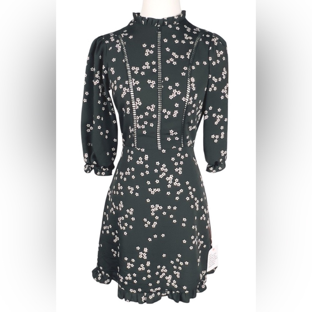 ASOS Geometric Black And Floral Dress Size US 6 UK 10